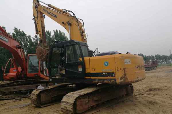 山东出售转让二手9852小时2007年现代R225挖掘机