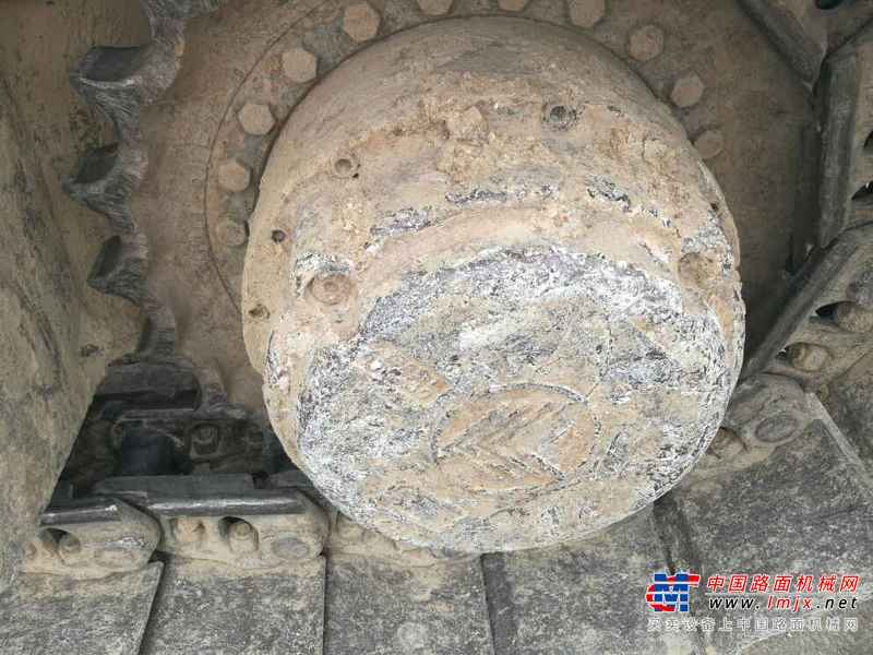 河南出售转让二手8000小时2011年现代R455LC挖掘机