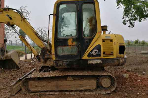 湖北出售转让二手8500小时2008年现代R55挖掘机