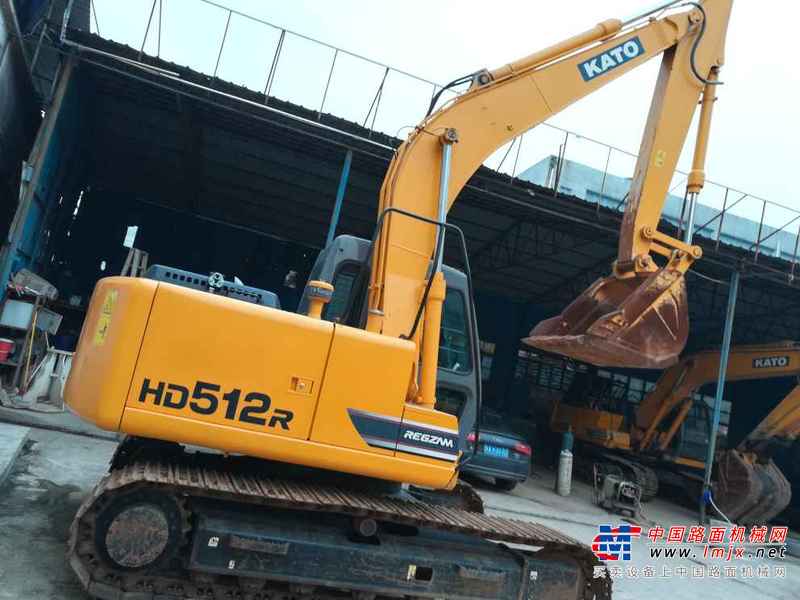 广西出售转让二手256小时2016年加藤HD512R挖掘机