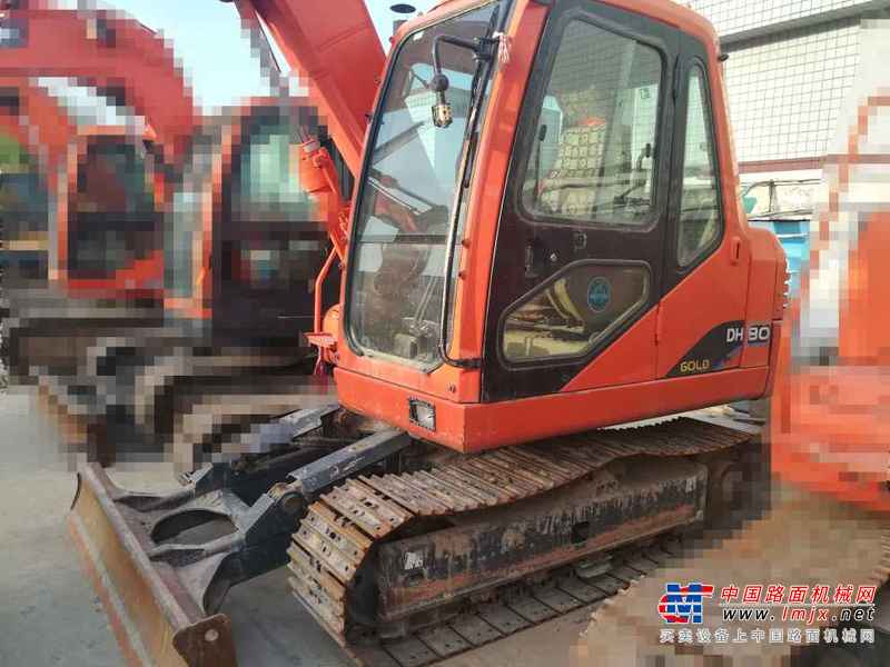 陕西出售转让二手3000小时2013年斗山DH80GOLD挖掘机