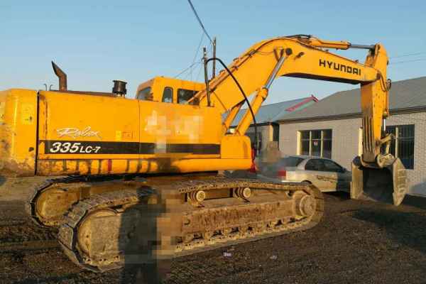 吉林出售转让二手12000小时2008年现代R335挖掘机