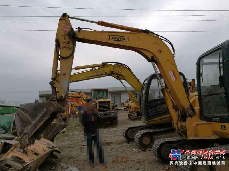 山东出售转让二手7523小时2010年福田雷沃FR65挖掘机