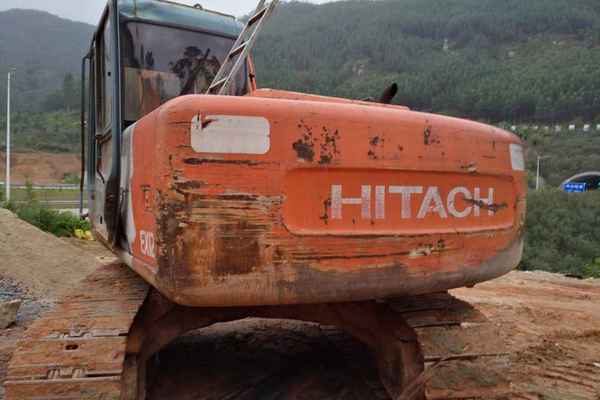 广东出售转让二手13000小时2003年日立EX120挖掘机