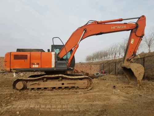 内蒙古出售转让二手10000小时2007年日立ZX240挖掘机