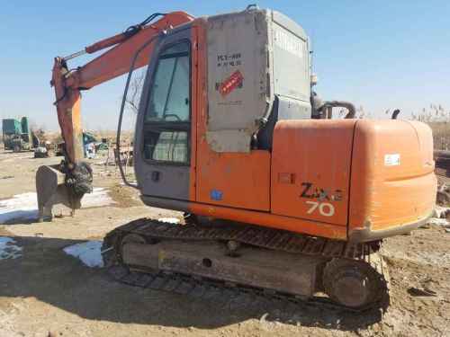 内蒙古出售转让二手12000小时2008年日立ZX70挖掘机