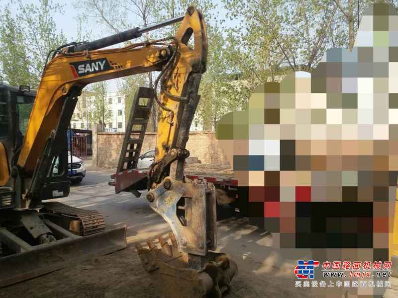 陕西出售转让二手2000小时2015年三一重工SY55C挖掘机