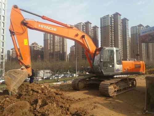 陕西出售转让二手4100小时2013年日立ZX240LC挖掘机