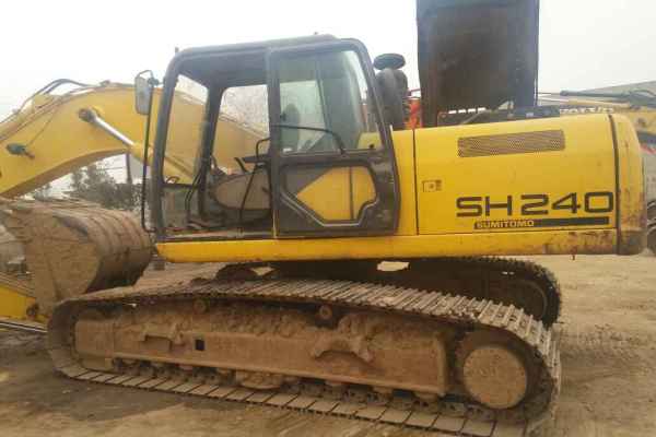 陕西出售转让二手2800小时2011年住友SH240挖掘机