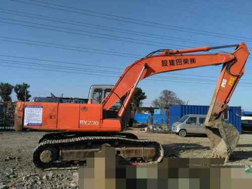 天津出售转让二手11280小时2003年日立EX200挖掘机