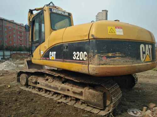 河南出售转让二手15000小时2007年卡特彼勒320C挖掘机