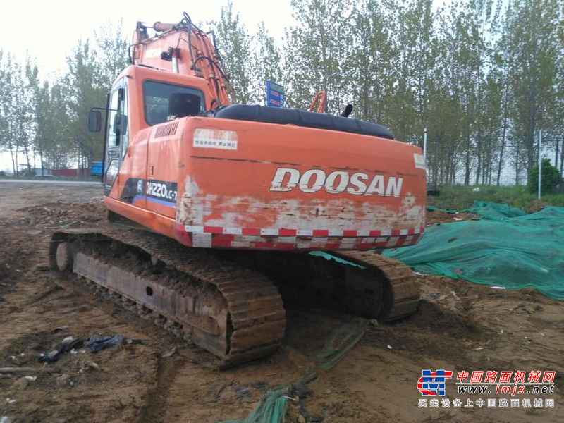 河南出售转让二手6580小时2009年斗山DH220LC挖掘机