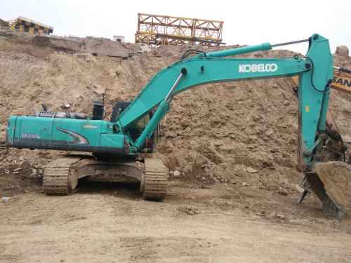 陕西出售转让二手6000小时2011年神钢SK350LC挖掘机