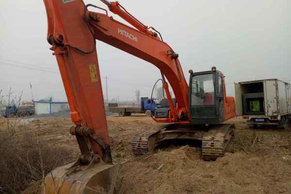 河南出售转让二手12000小时2007年日立EX210LC挖掘机