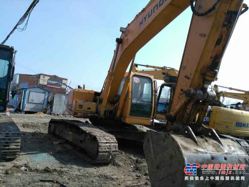 黑龙江出售转让二手14000小时2007年现代R225LC挖掘机