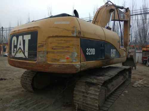 内蒙古出售转让二手11000小时2008年卡特彼勒320D挖掘机