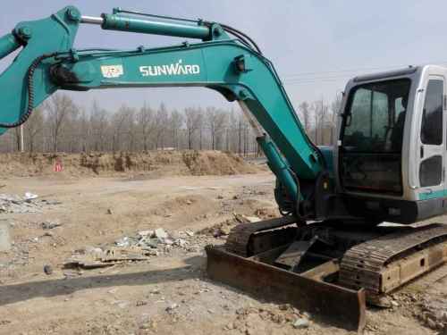 内蒙古出售转让二手3000小时2014年山河智能SWE70N9挖掘机