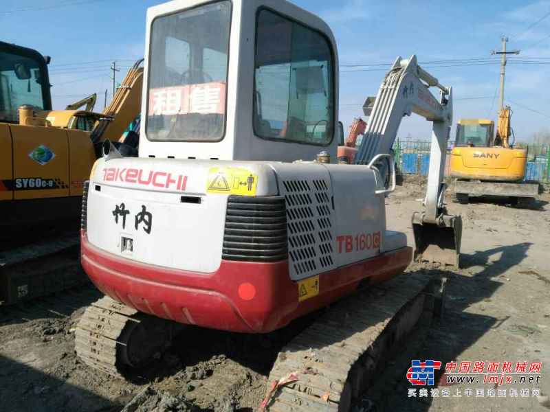 黑龙江出售转让二手11000小时2008年竹内TB150挖掘机
