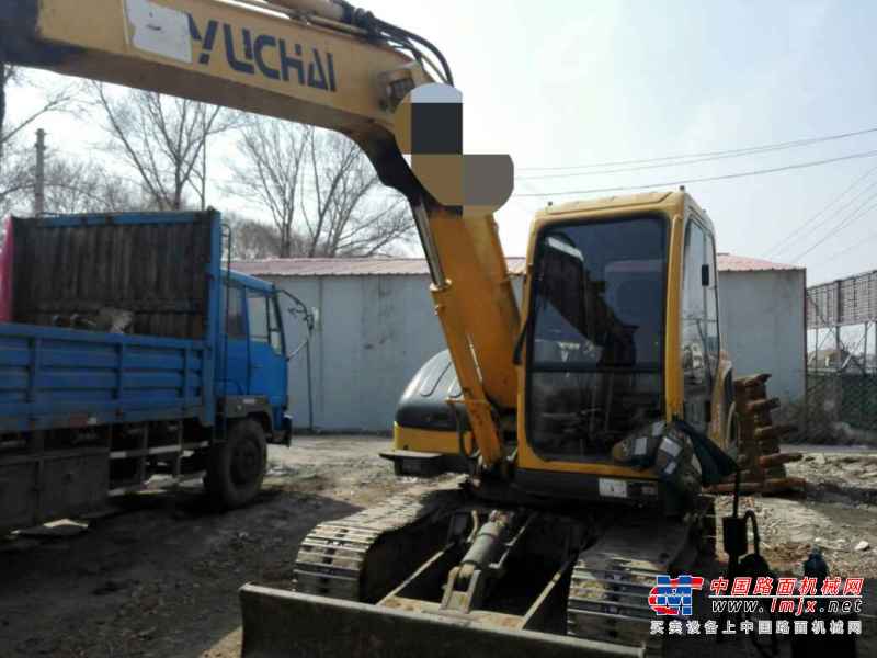 内蒙古出售转让二手7000小时2010年玉柴YC85挖掘机