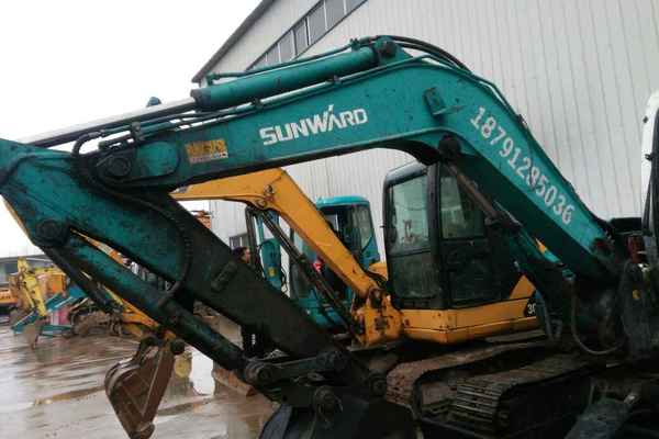 陕西出售转让二手7600小时2010年山河智能SWE70N9挖掘机