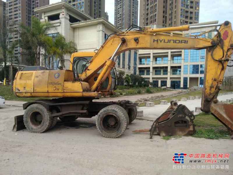 重庆出售转让二手12000小时2007年现代ROBEX130W挖掘机