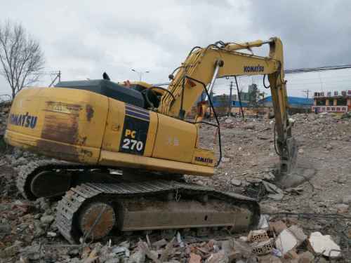 内蒙古出售转让二手7000小时2012年小松PC270挖掘机