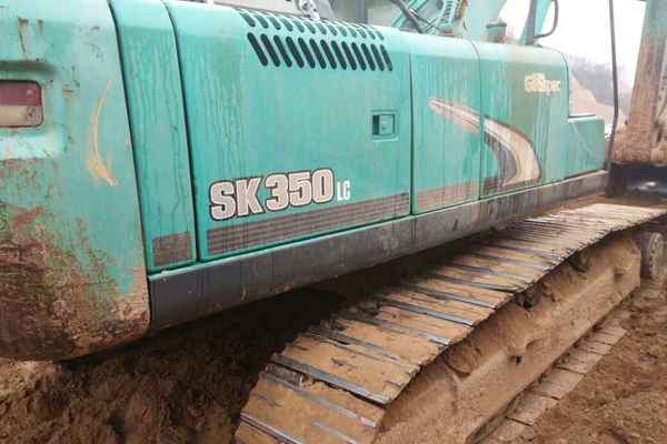 陕西出售转让二手8000小时2010年神钢SK350LC挖掘机