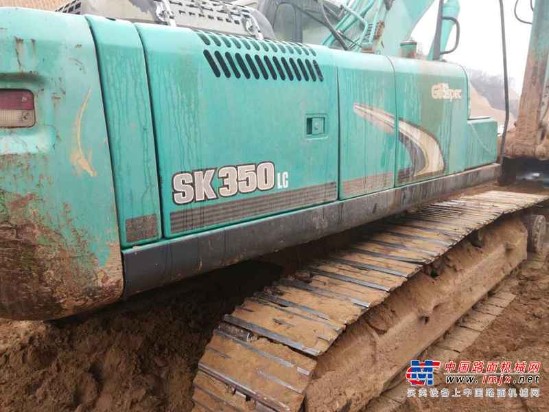 陕西出售转让二手8000小时2010年神钢SK350LC挖掘机
