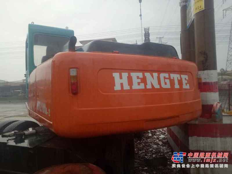 广东出售转让二手6000小时2011年恒特重工轮挖HTL100A挖掘机