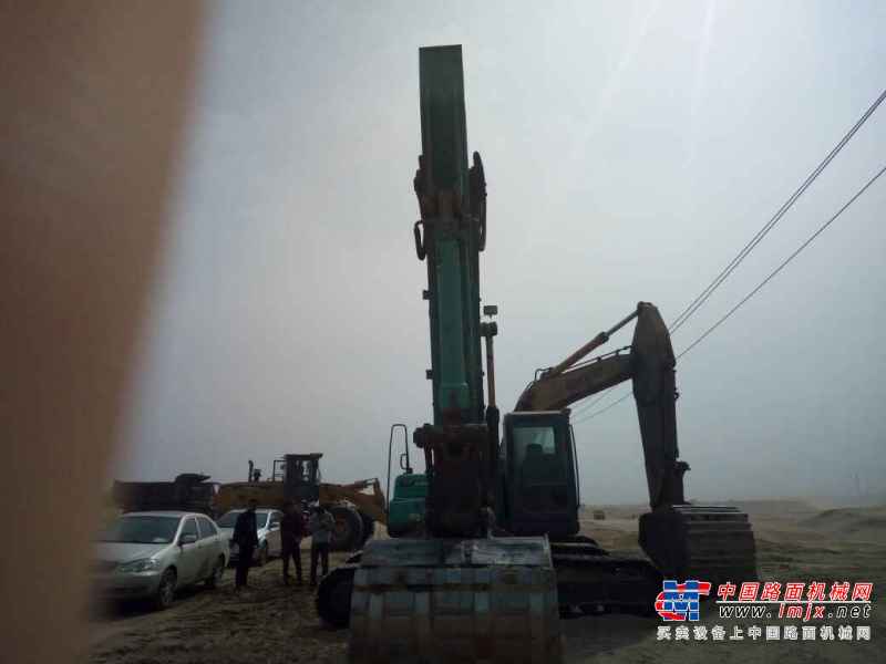 内蒙古出售转让二手13000小时2008年神钢SK350LC挖掘机