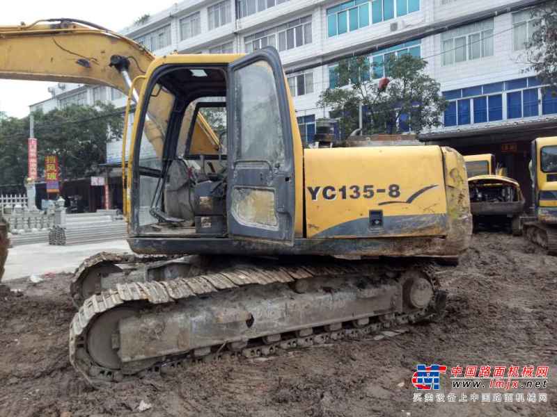 广西出售转让二手9857小时2010年玉柴YC135挖掘机