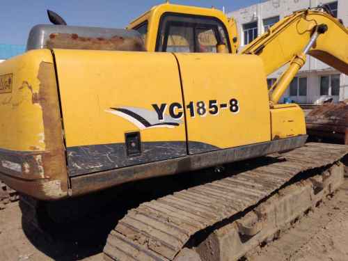 内蒙古出售转让二手8000小时2011年玉柴YC135挖掘机