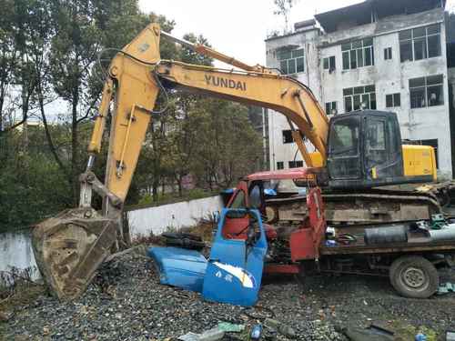 重庆出售转让二手14000小时2007年现代R225LC挖掘机