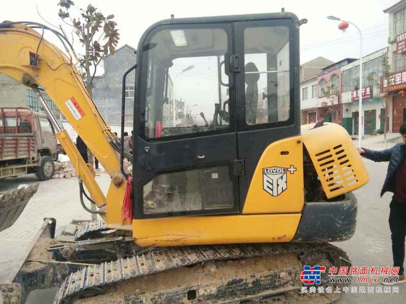 河南出售转让二手2800小时2014年福田雷沃FR65挖掘机