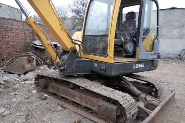 河北出售转让二手5000小时2012年临工LG655挖掘机