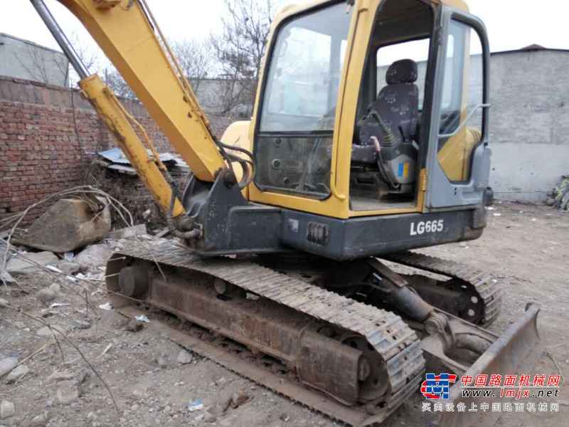 河北出售转让二手5000小时2012年临工LG655挖掘机