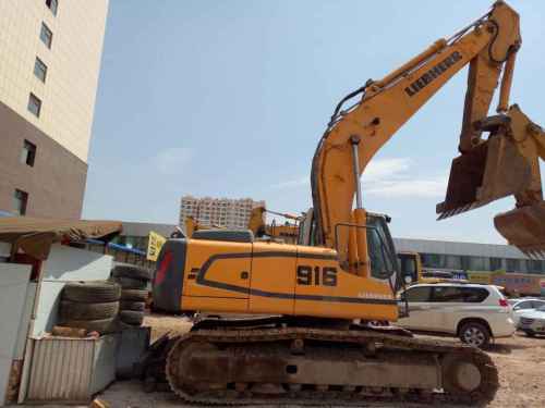 云南出售转让二手8970小时2009年利勃海尔R916LC挖掘机