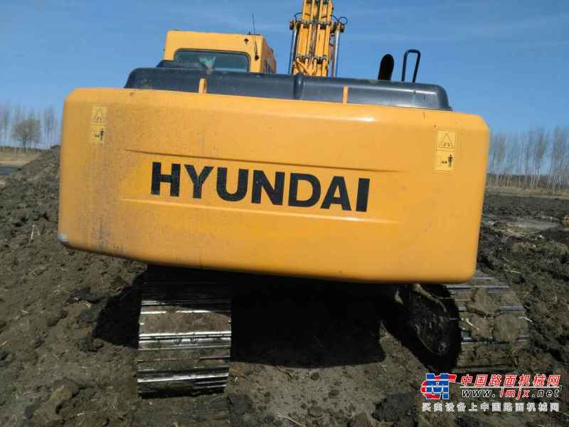 黑龙江出售转让二手13000小时2007年现代R225LC挖掘机