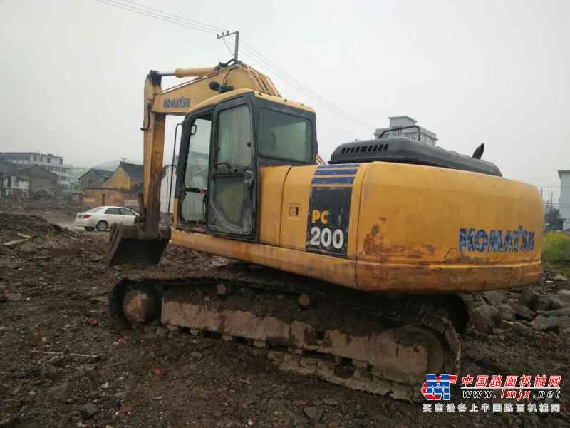 浙江出售转让二手8780小时2007年小松PC200挖掘机