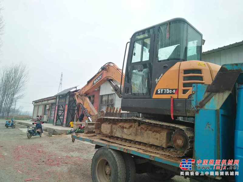 河南出售转让二手4500小时2014年三一重工SY55C挖掘机