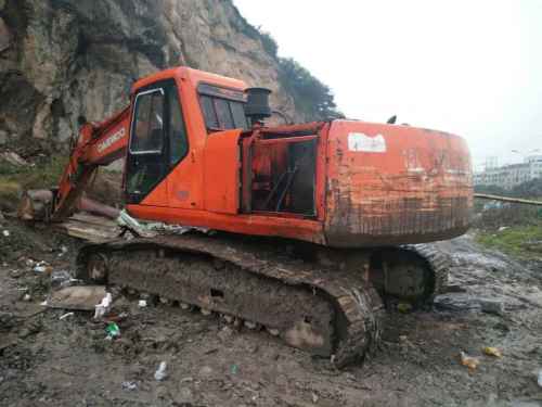 浙江出售转让二手18000小时2006年大宇DH220LC挖掘机