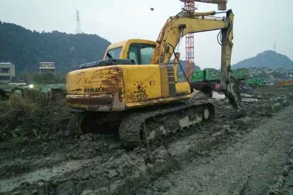 浙江出售转让二手9800小时2007年小松PC120挖掘机