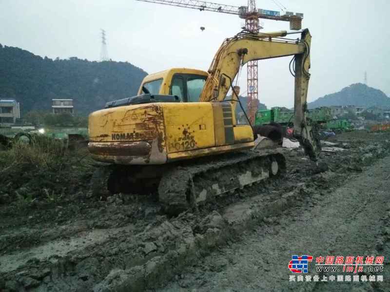 浙江出售转让二手9800小时2007年小松PC120挖掘机