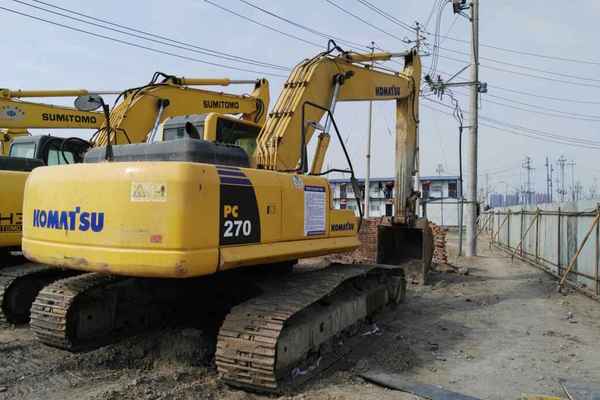 山西出售转让二手7000小时2011年小松PC270挖掘机