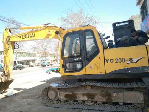 河北出售转让二手4400小时2012年玉柴YC230LC挖掘机