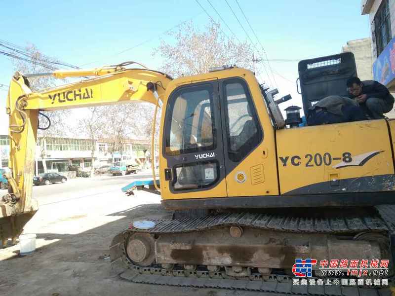 河北出售转让二手4400小时2012年玉柴YC230LC挖掘机