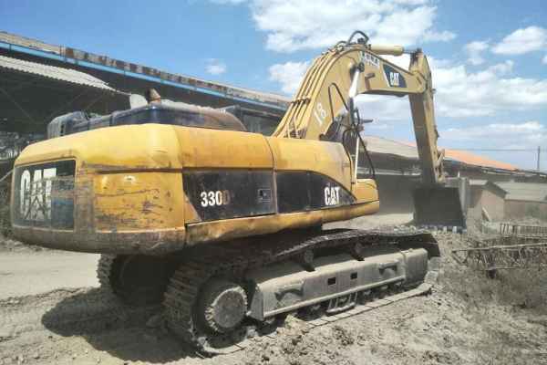 云南出售转让二手8000小时2009年卡特彼勒330D挖掘机
