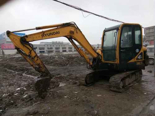 江苏出售转让二手8000小时2008年现代R60挖掘机