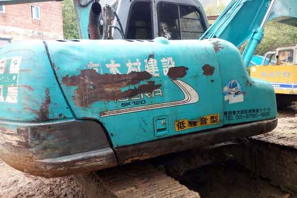 广东出售转让二手14500小时2003年神钢SK120挖掘机