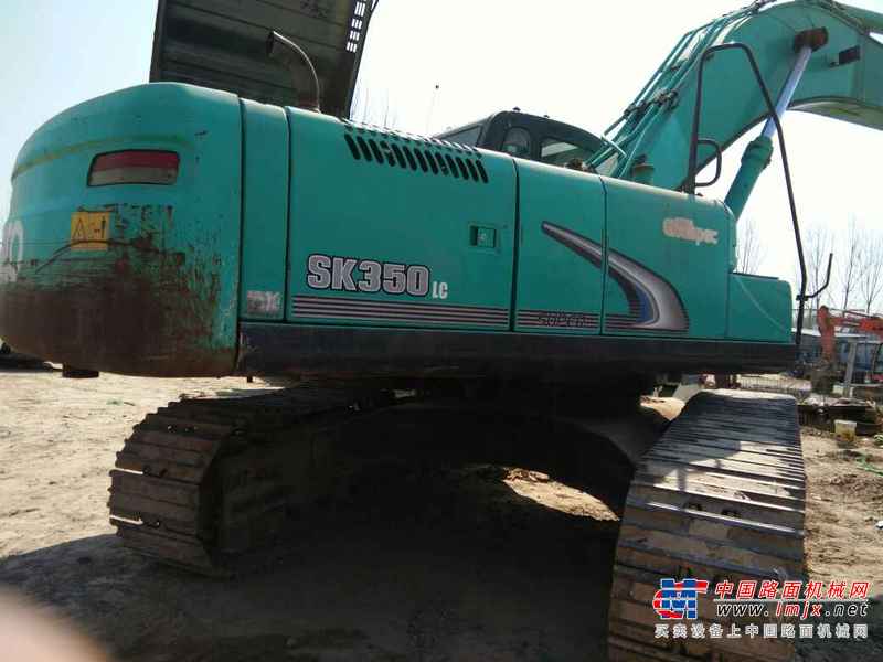 河南出售转让二手6000小时2011年神钢SK350LC挖掘机